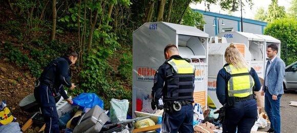 Kontrollwoche gegen wilden Müll in Leverkusen