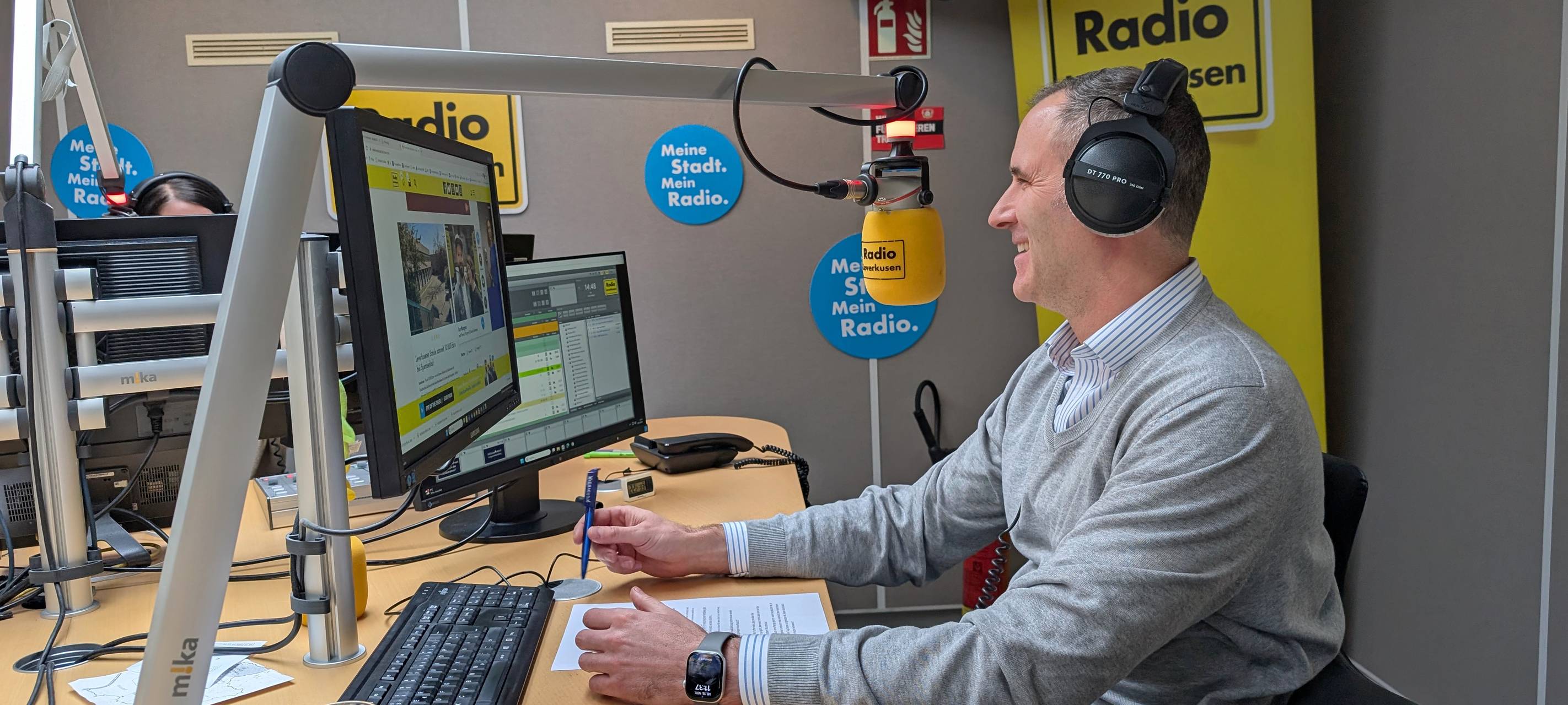 Studiovisite - Euer Radio-Talk mit dem Klinikum Leverkusen