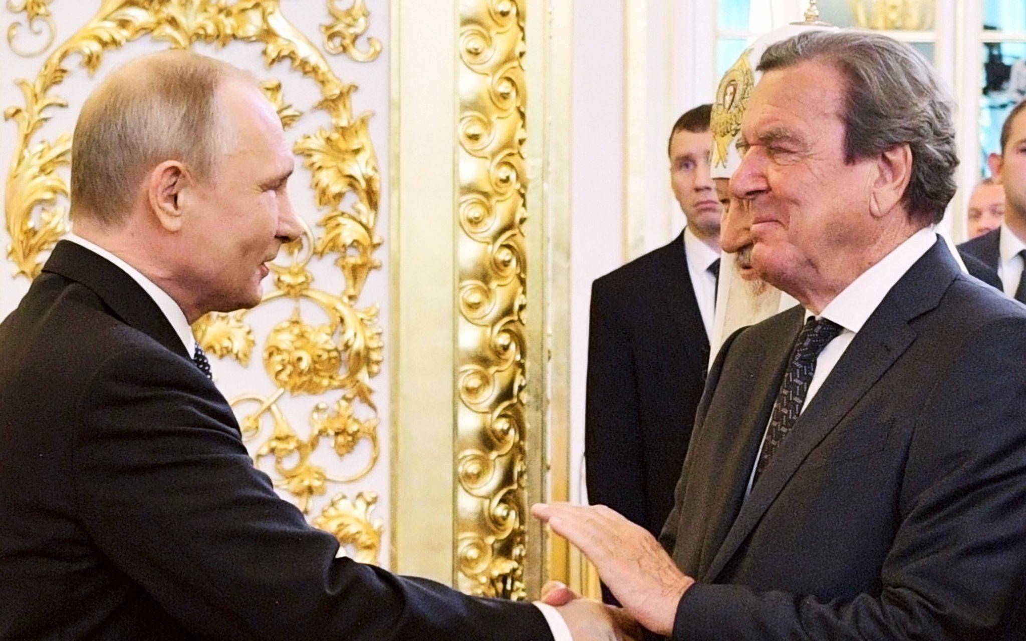 Putin und Schröder