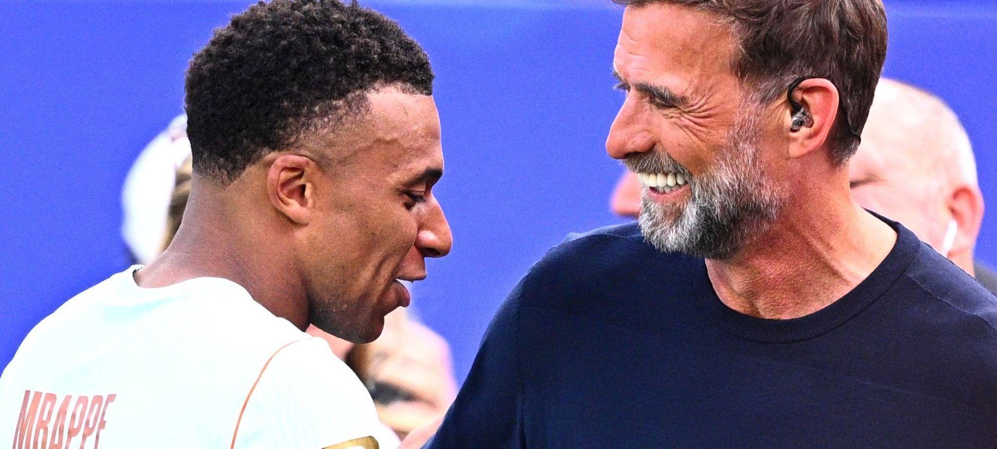 Kylian Mbappé und Jürgen Klopp