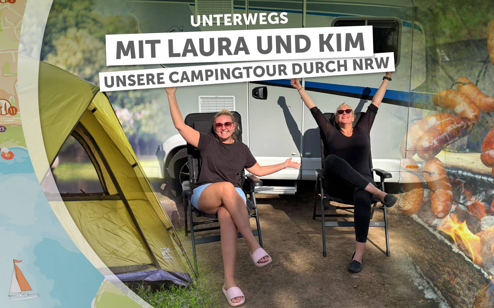 Unterwegs mit Laura und Kim: Unsere Campingtour durch NRW