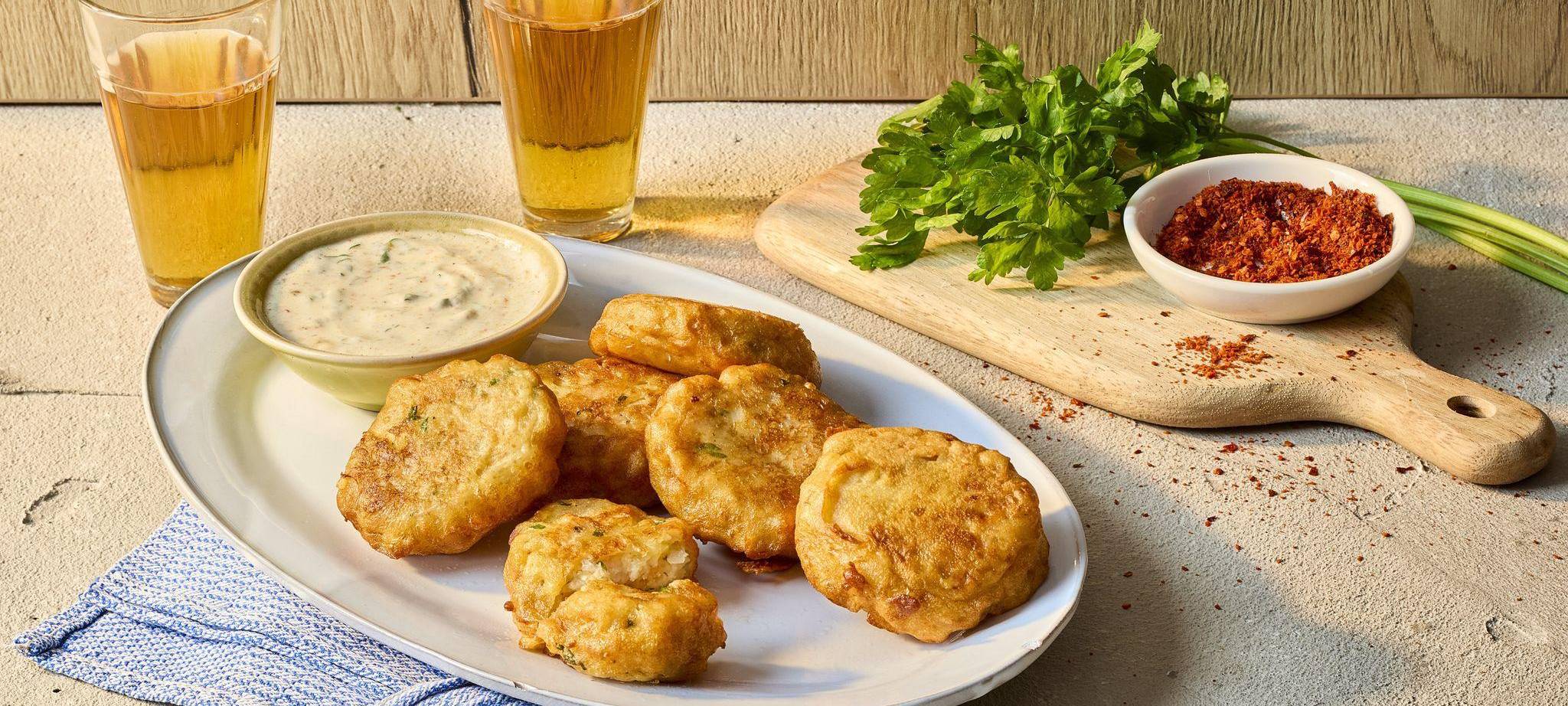 Patates Köftesi, würzige vegetarische Kartoffel-Bällchen