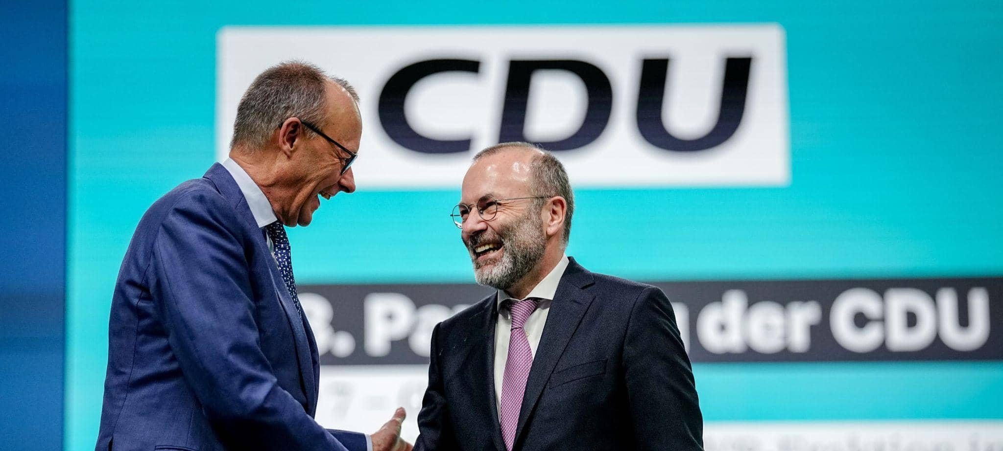 Friedrich Merz und Manfred Weber