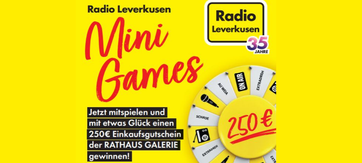 Die Radio Leverkusen Mini-Games in der Rathaus-Galerie