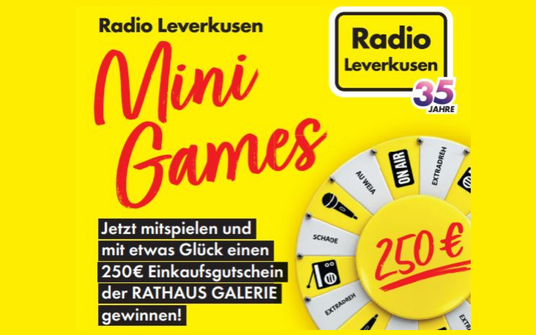 Die Radio Leverkusen Mini-Games in der Rathaus-Galerie
